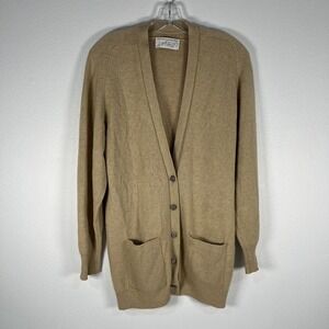 Vintage Lord & Taylor Country Clothes‎ Shop 100% Cashmere Cardigan Sweater